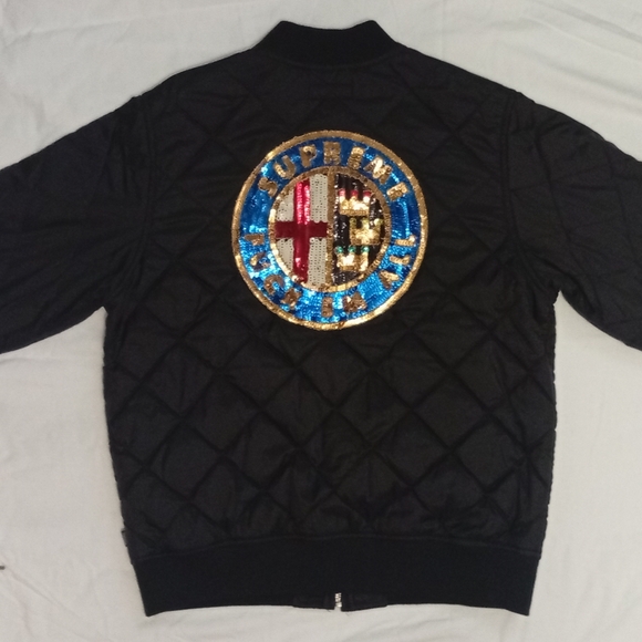 Supreme x Alfa Romeo Quilted Bomber Jacket - Picture 1 of 8